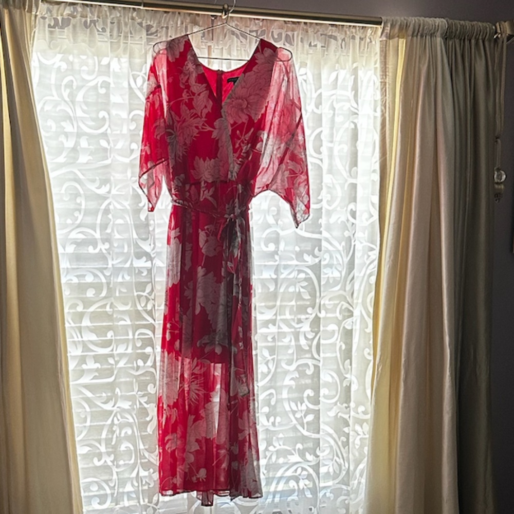 Lane Bryant Faux Surplice Maxi Dress, Size 14